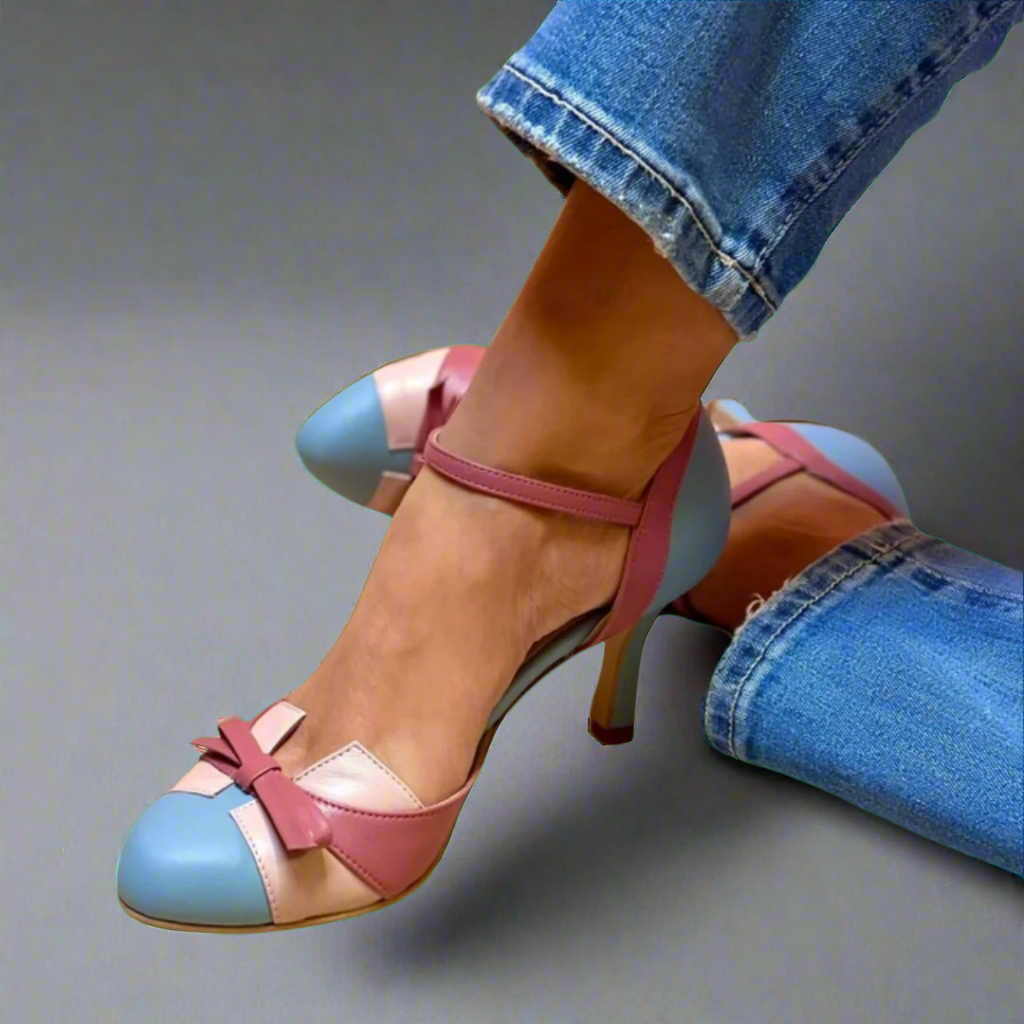 Donna | Women's Summer Bow Strap Pump