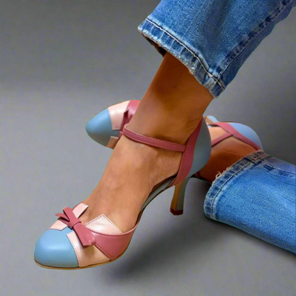 Donna | Women's Summer Bow Strap Pump