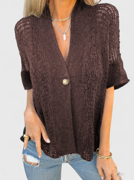 Alevia | Breathable Knit Relaxed Casual Shirt