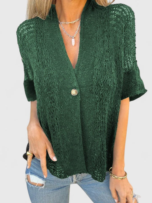 Alevia | Breathable Knit Relaxed Casual Shirt