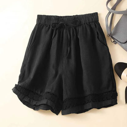 Rica | Embroidered-Hem Shorts