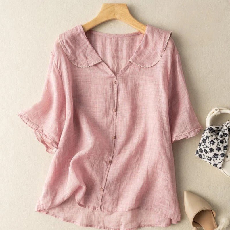 Irene | Women's Relaxed Elegant Lightweight Blouse