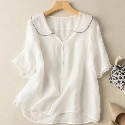 Irene | Women's Relaxed Elegant Lightweight Blouse
