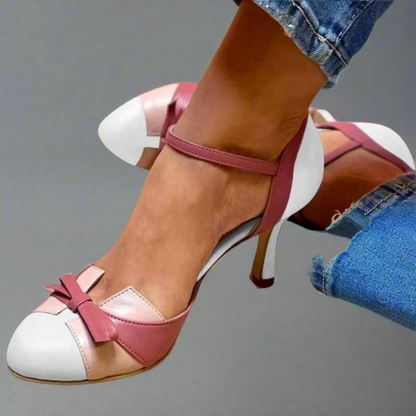 Donna | Women's Summer Bow Strap Pump