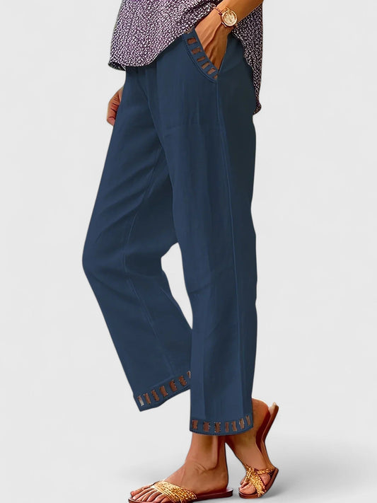 Narcisa | Women's Cropped Relaxed Comfortable Pants