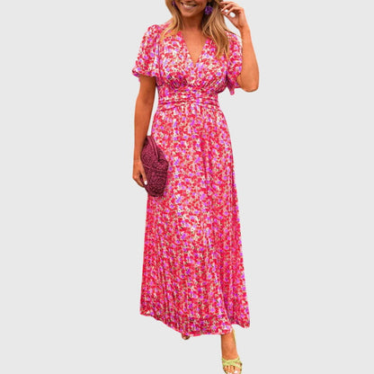 Regina | Women's Breathable Maxi Relaxed Floral Summer Dress