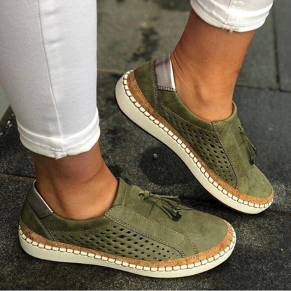 Karin | Women's Perforated Slip-On Casual Sneakers