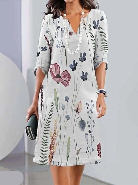 Santina | Women's Breathable Relaxed Floral Dress