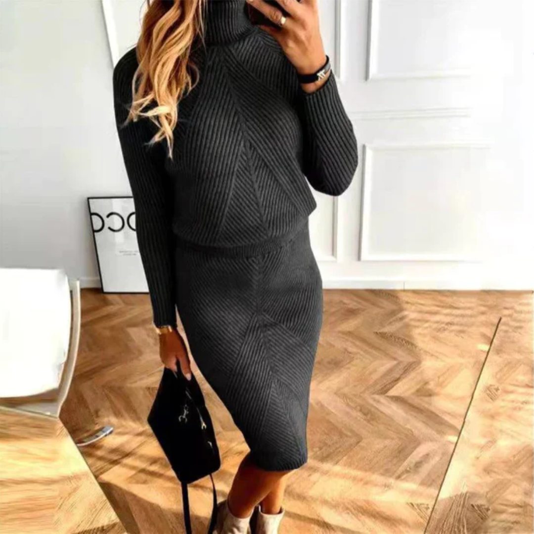 Carolin | Women's Stylish Comfortable Midi Sweater Dress