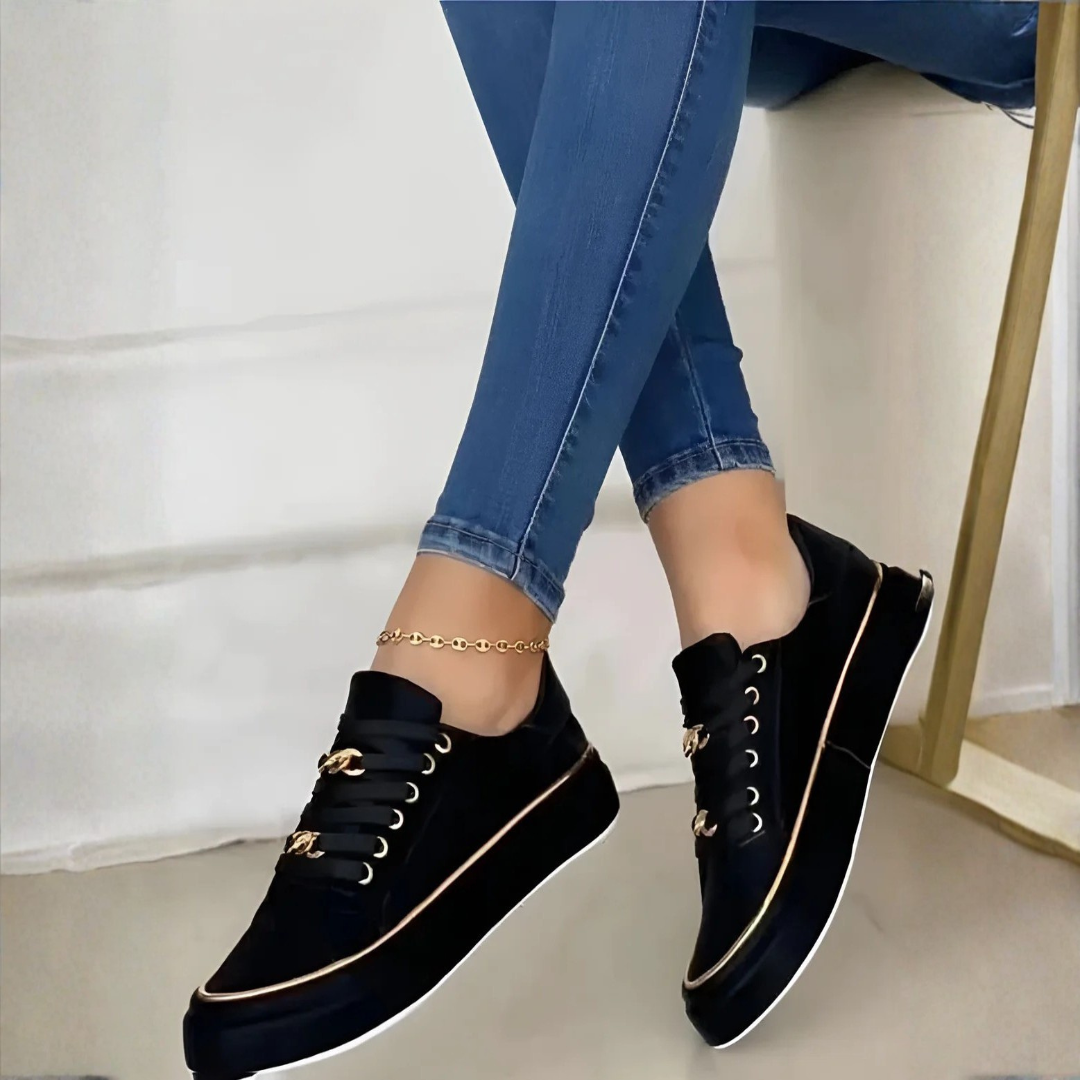 Pauline | Women's Platform Lace-Up Sneakers