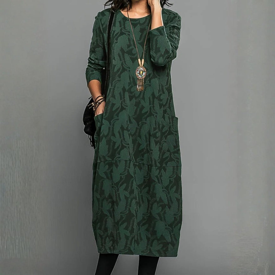 Anna | Women's Wedding Guest Printed Midi Dress