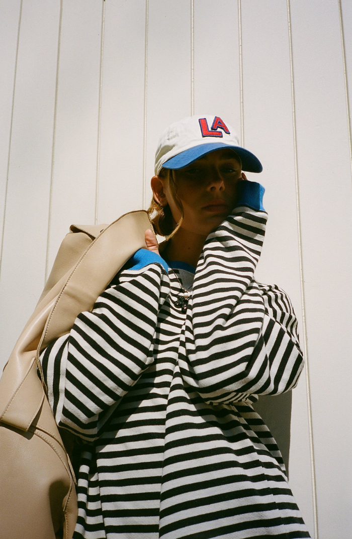 Anja | Women's Striped Round Neck Sweater for Spring