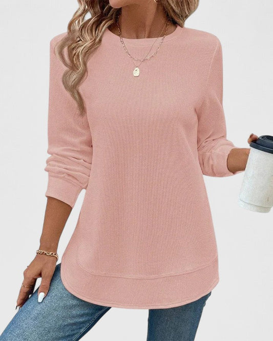 Alfonsina | Summer Elegant O-Neck Long Sleeve