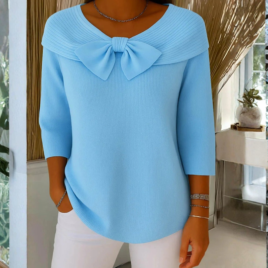 Dorothy | Women's Schleifendetail Dreiviertelärmel Top