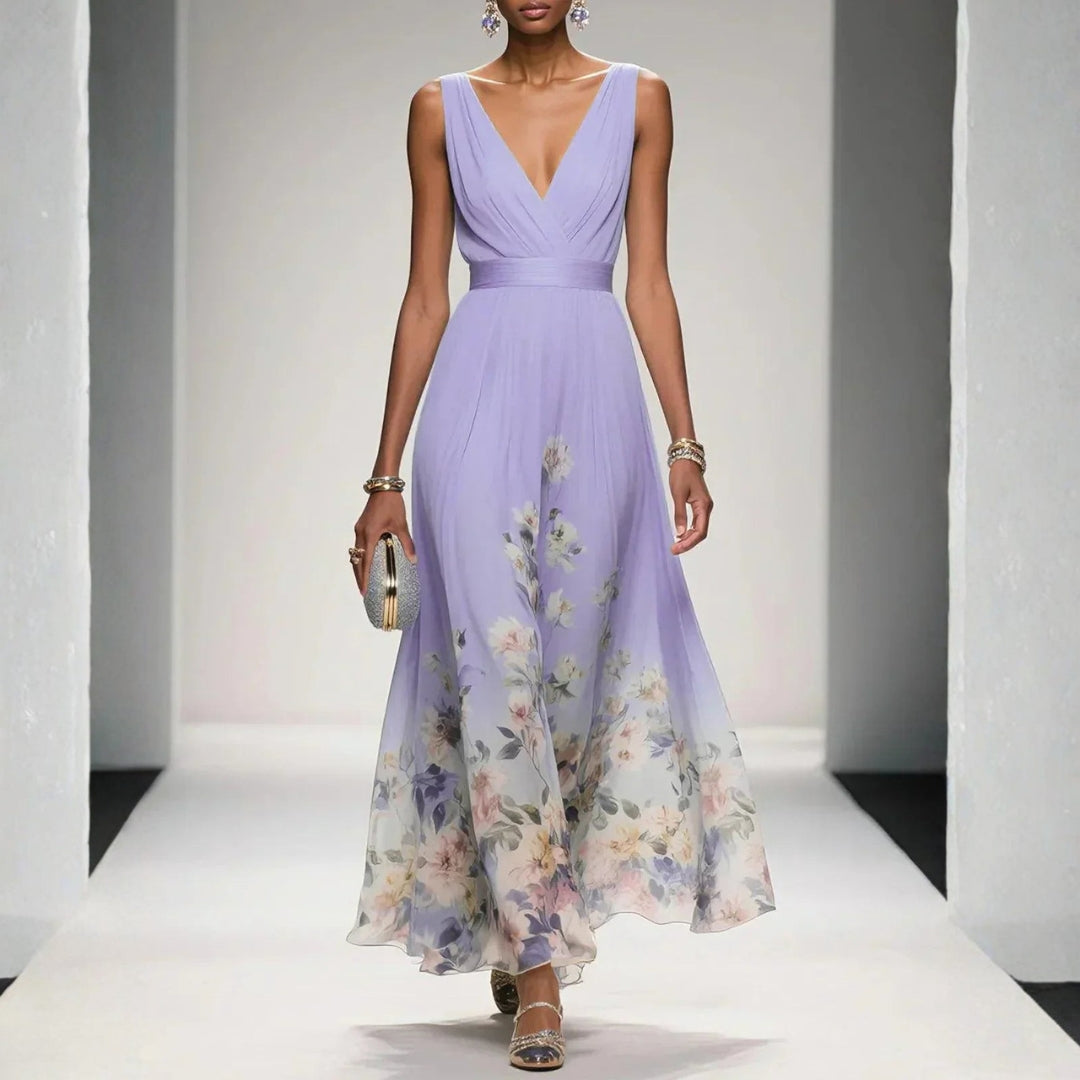 Beatrice | Women's Floral Print Dress for Wedding Guests