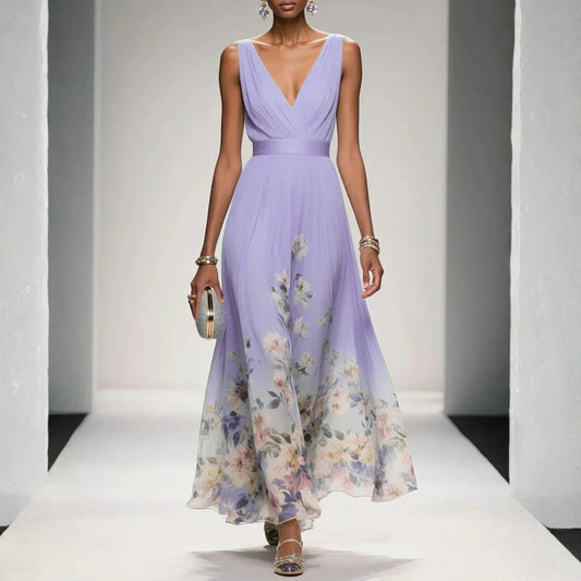 Beatrice | Women's Floral Print Dress for Wedding Guests