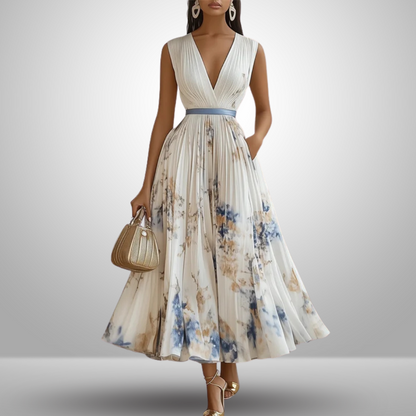 Sonia | V-Neck Summer Women's Elegant Dress