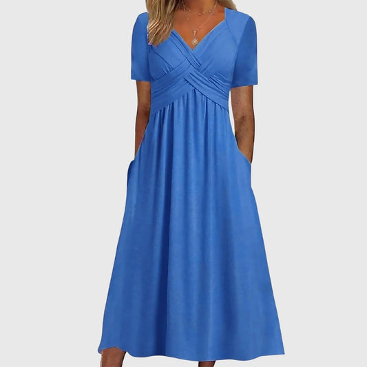Florinda | Women's Elegant Flattering A-Line Dress