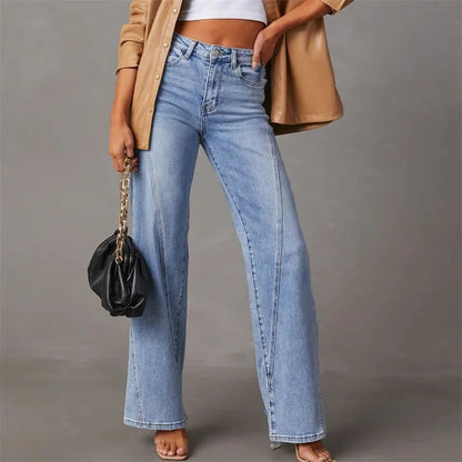 Carmen | Women's High-Rise Denim Jeans with Wide Leg