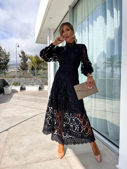 Martina | Women's Summer Long Sleeve Evening Dress