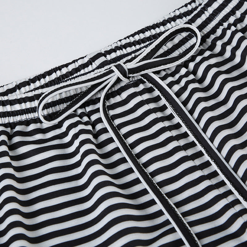Daniela | Women's Spring-Striped Relaxed-Pants