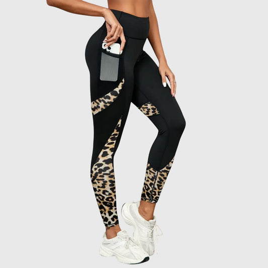Saveria | Women's High-Waist Leopard Relaxed Pants