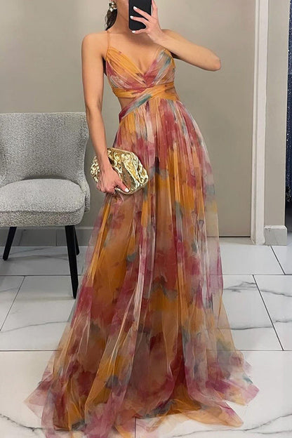 Selina | Women's Pleat-Maxi Dress