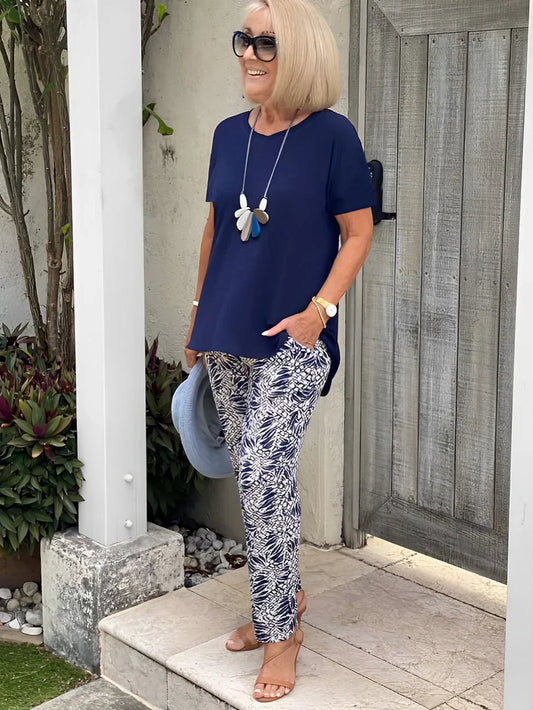 Vittoria | Women's Breathable Wide-Leg Relaxed Set