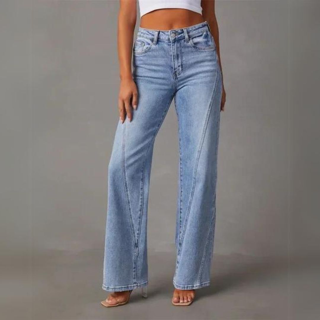 Carmen | Women's High-Rise Denim Jeans with Wide Leg