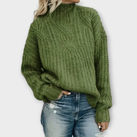 Asola | Women's Knit Wrap Relaxed Sweater