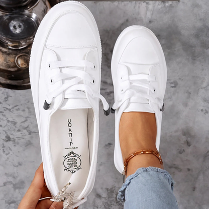 Christa | Women's Minimalist Lace-Up Sneakers