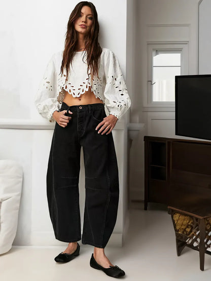Martina | Women's Wide-Leg Relaxed Classic Jeans