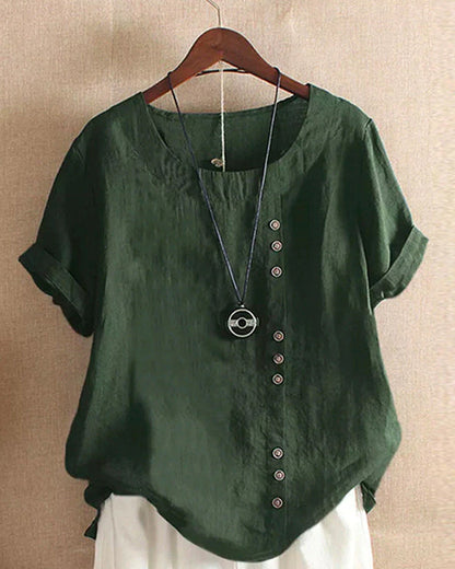 Donna | Women's Relaxed Summer Elegant Blouse