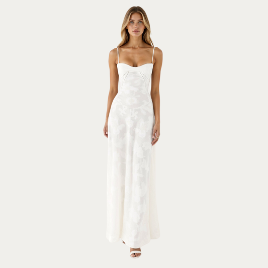 Michaela | Women's Wedding Guest Slip Maxi Dress