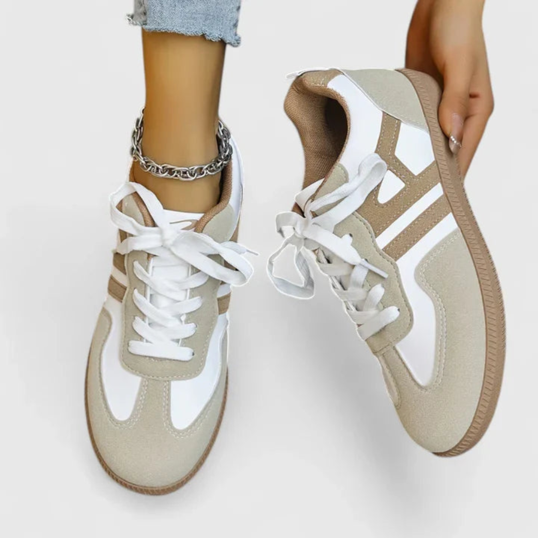 Anja | Women's Retro Lace-Up Sneakers