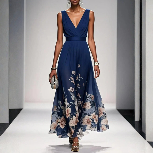 Britta | Women's Floral Maxi Dress For Wedding Guests