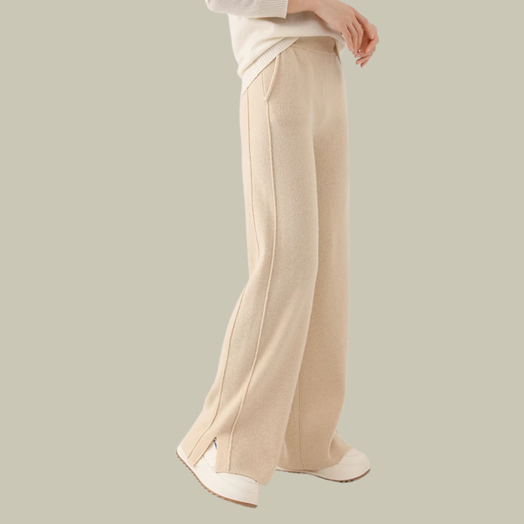 Kylie | Women's Knit Relaxed Winter Pants