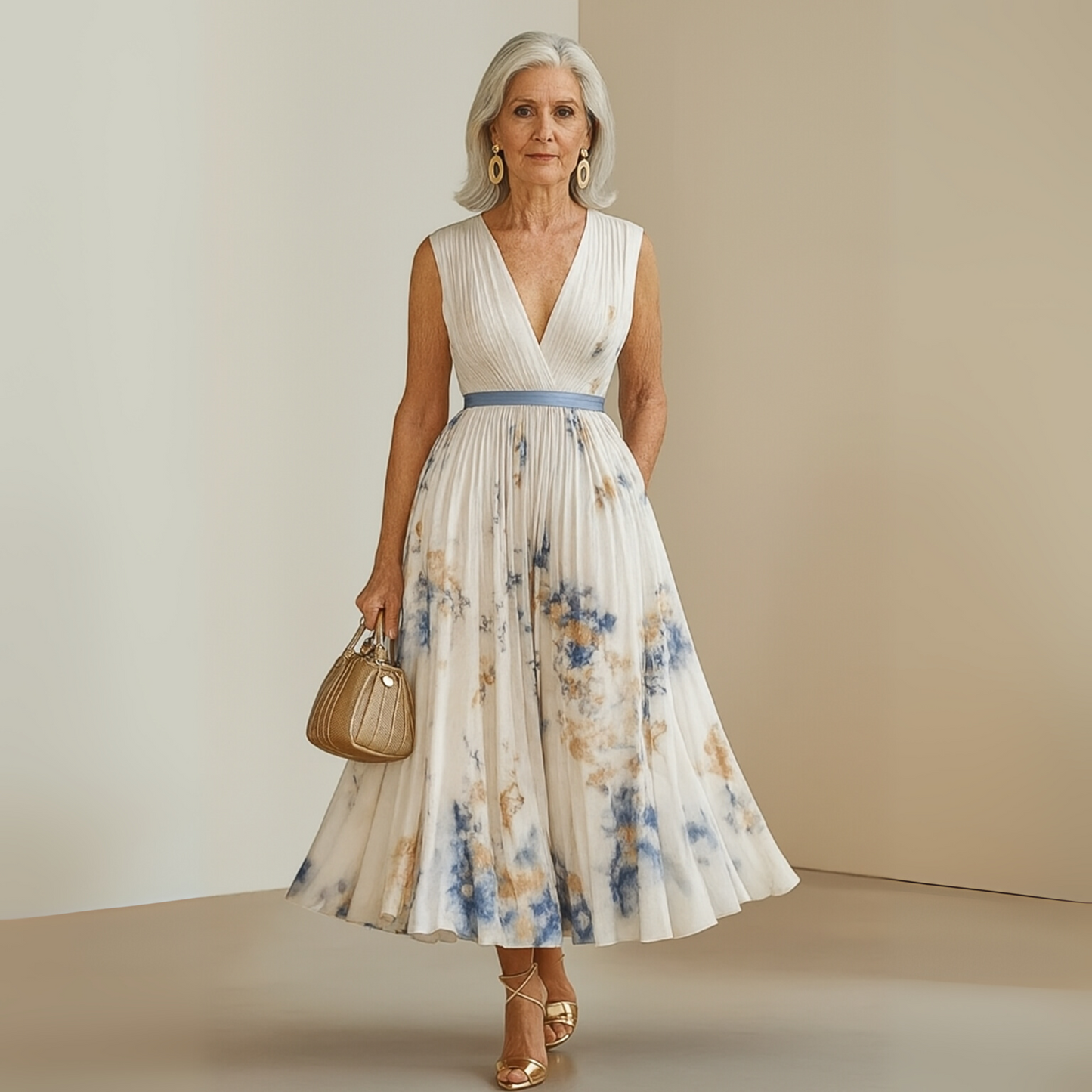 Sonia | V-Neck Summer Women's Elegant Dress