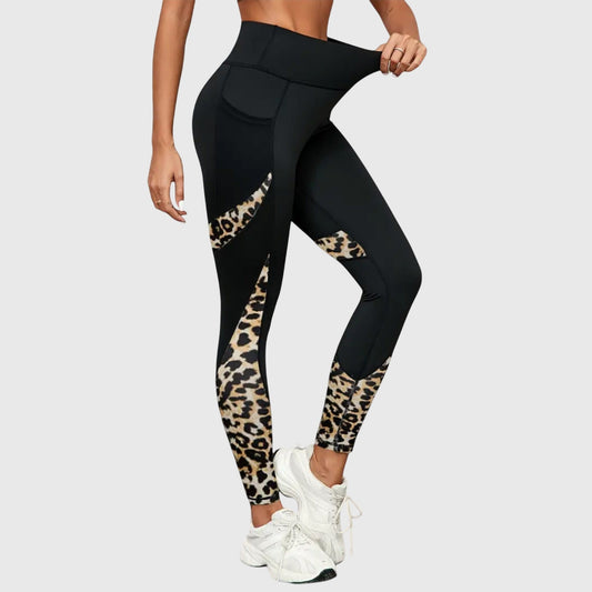 Saveria | Women's High-Waist Leopard Relaxed Pants