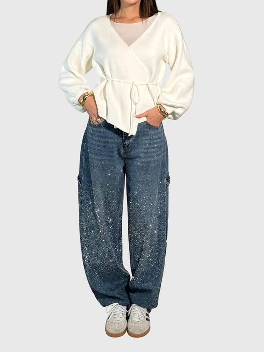 Grace | Women's Denim Relaxed Comfortable Pants