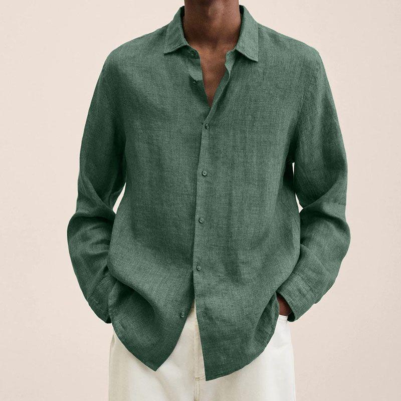 Luca | Men’s Essential Long Sleeve Button-Up