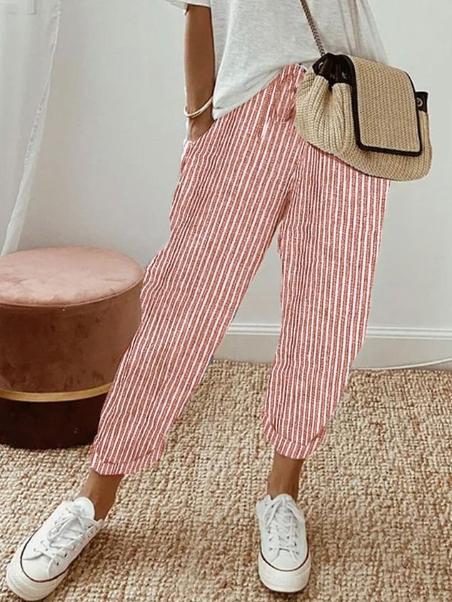 Helga | Stylish Casual Linen Pants