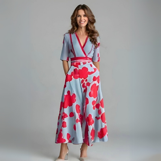 Evangelina | Women's Wrap Relaxed Summer Dress