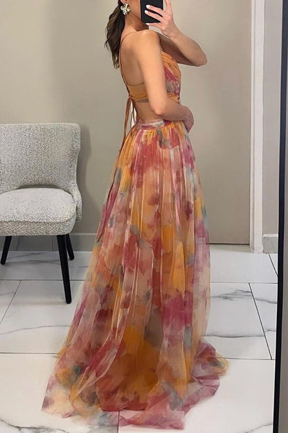 Selina | Women's Pleat-Maxi Dress