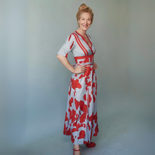 Evangelina | Women's Wrap Relaxed Summer Dress