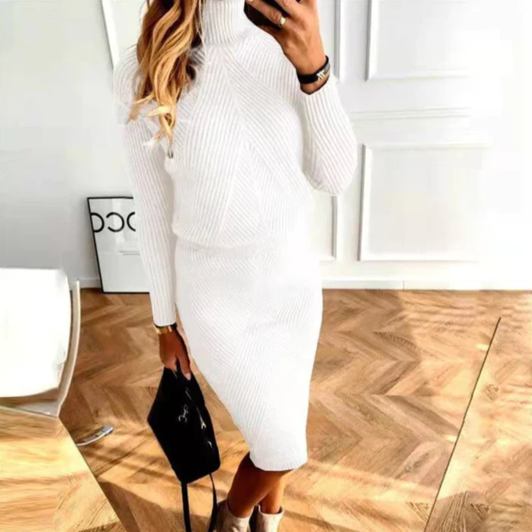 Carolin | Women's Stylish Comfortable Midi Sweater Dress