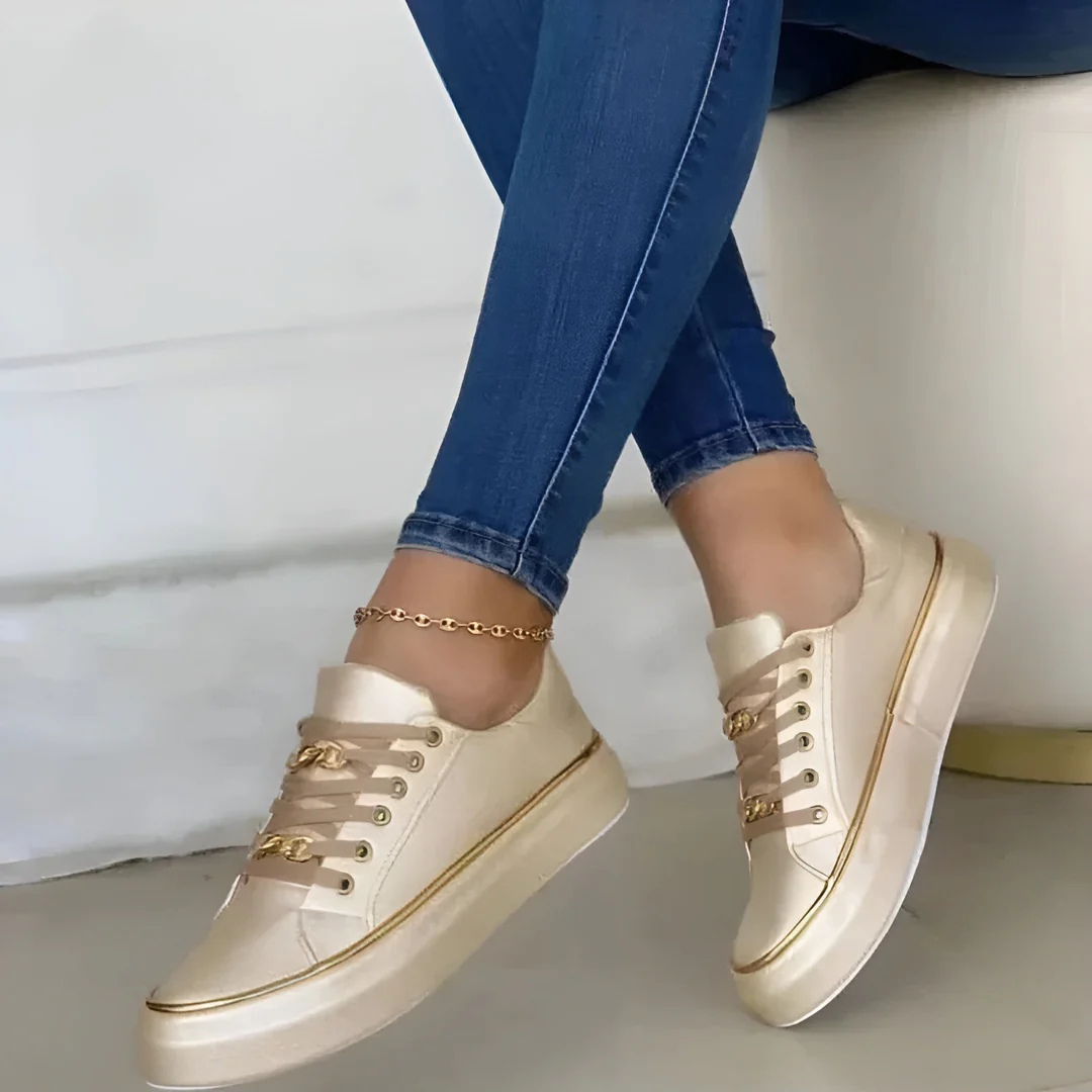 Pauline | Women's Platform Lace-Up Sneakers