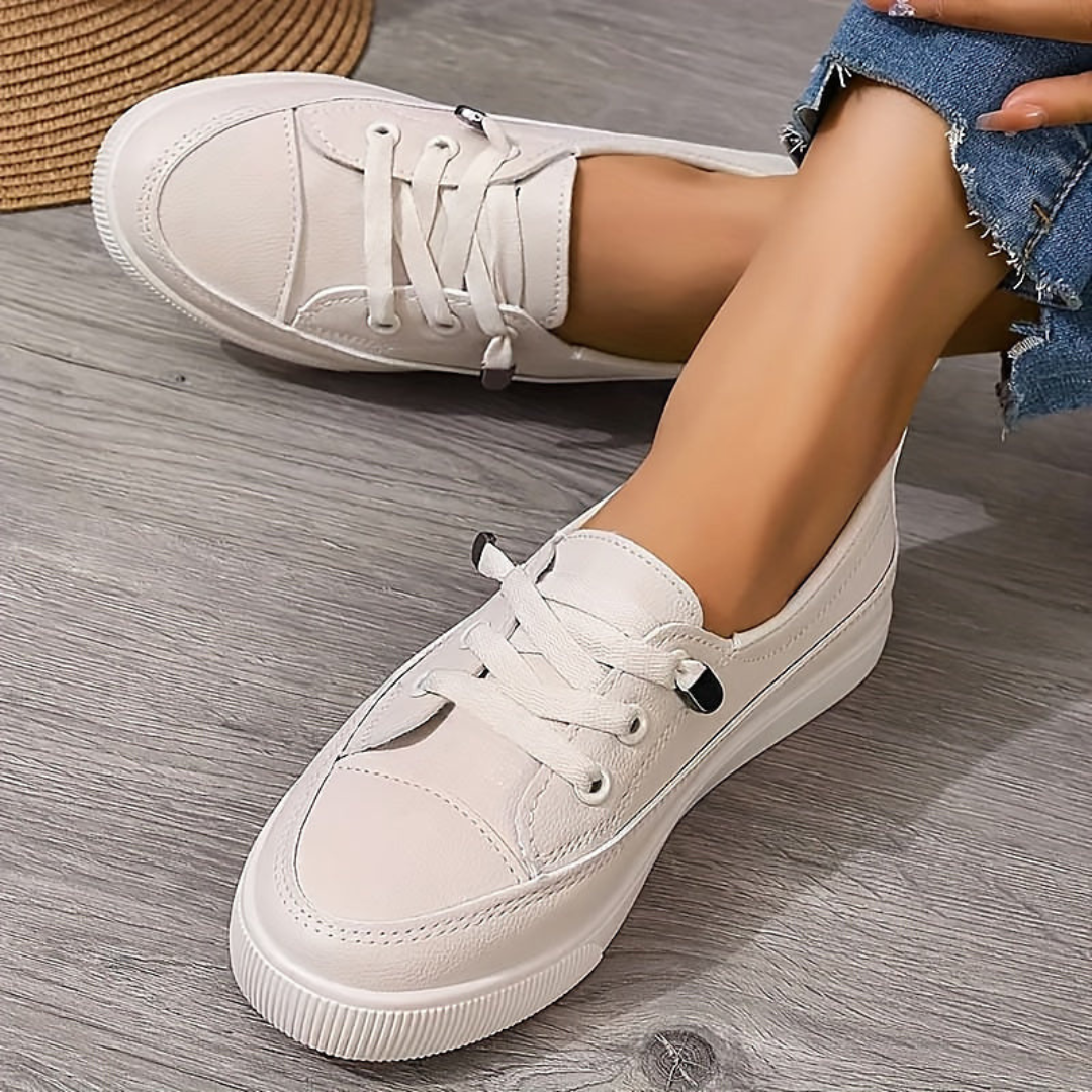 Christa | Women's Minimalist Lace-Up Sneakers