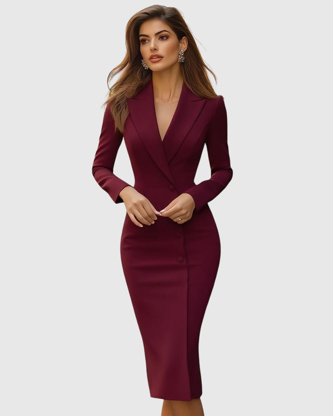Sofia | Midi Women's Elegant Flattering Dress