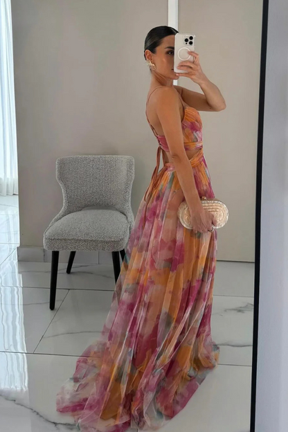 Selina | Women's Pleat-Maxi Dress